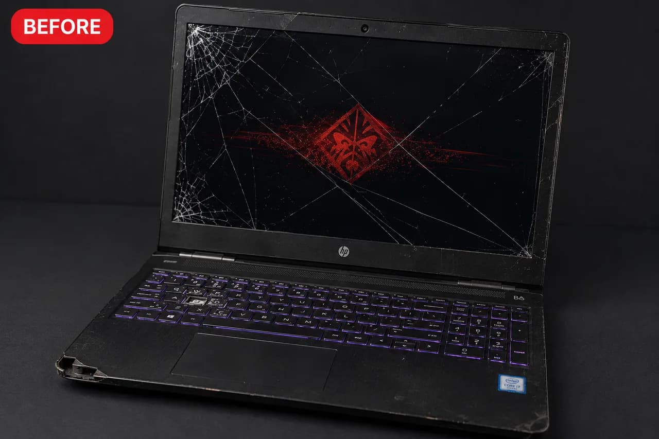 HP laptop — repair
